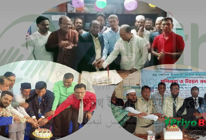 ঢাকা-কুমিল্লা-নাটোরে জেনিথ লাইফের বর্ষপূর্তি উদযাপন