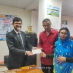 প্রগতি লাইফ ইন্স্যুরেন্স লিমিটেড এর মৃত্যু দাবির চেক পরিশোধ