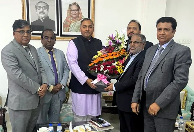 বাণিজ্য প্রতিমন্ত্রী আহসানুল ইসলাম টিটুকে বিআইএফ’র শুভেচ্ছা