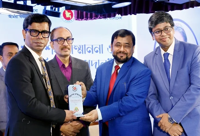 আবারও শীর্ষ করদাতার সম্মাননা পেল ন্যাশনাল লাইফ ইন্স্যুরেন্স