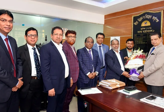 আইডিআরএ’র নতুন সদস্য বিশ্বজিৎ ভট্টাচার্যকে বিআইএফ’র শুভেচ্ছা