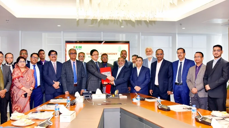 পপুলার লাইফ ও এক্সিম ব্যাংকের মধ্যে ব্যাংকাস্যুরেন্স চুক্তি