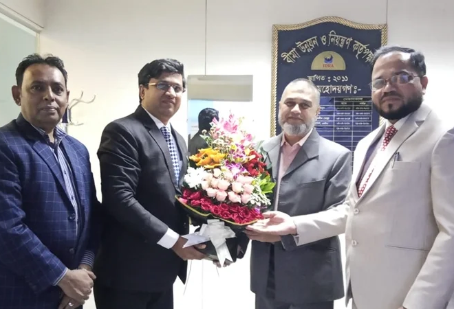 আইডিআরএ সদস্য আপেল মাহমুদকে প্রোটেক্টিভ লাইফের শুভেচ্ছা